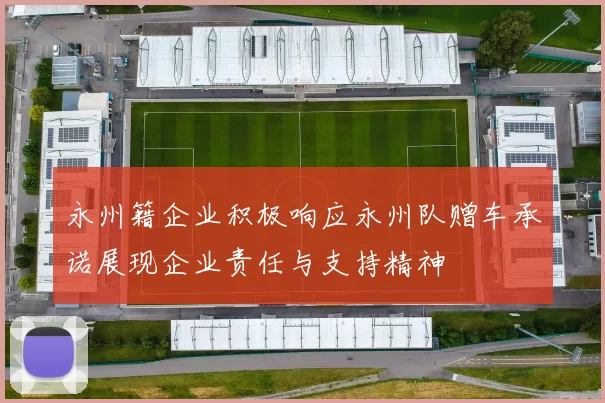 永州籍企业积极响应永州队赠车承诺展现企业责任与支持精神
